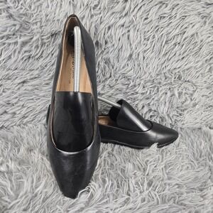 Life Stride Velociy 2.0 Amelia Womens 11M Black Comfort Pointed Toe Slip On Flat